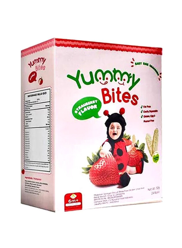 

Yummy Bites Strawberry Crackers, 50g