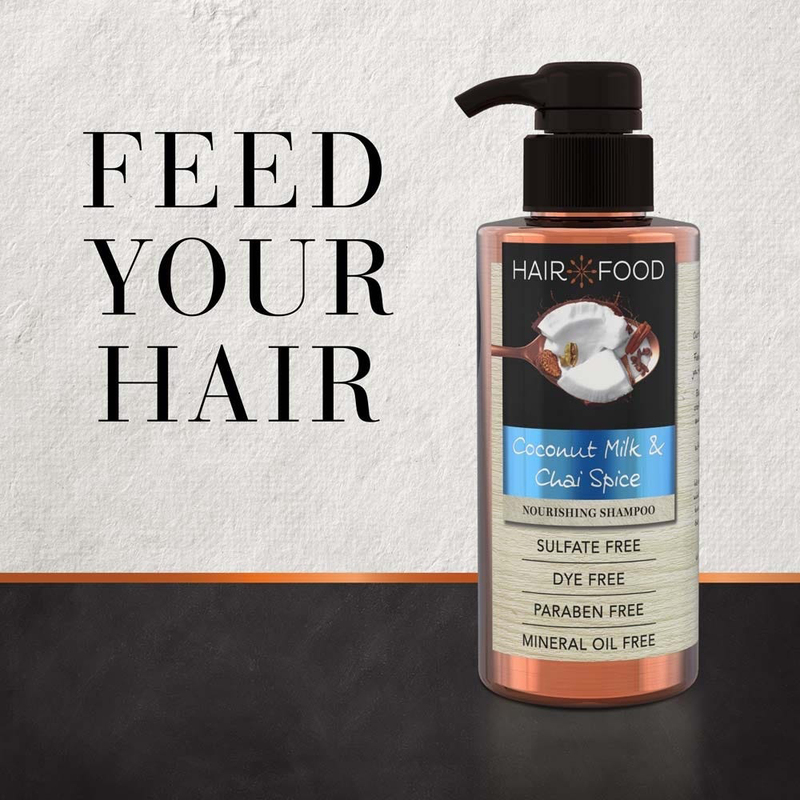 Hair Food Sulfate Free Nourishing with Coconut and Chai Spice Shampoo, 300ml