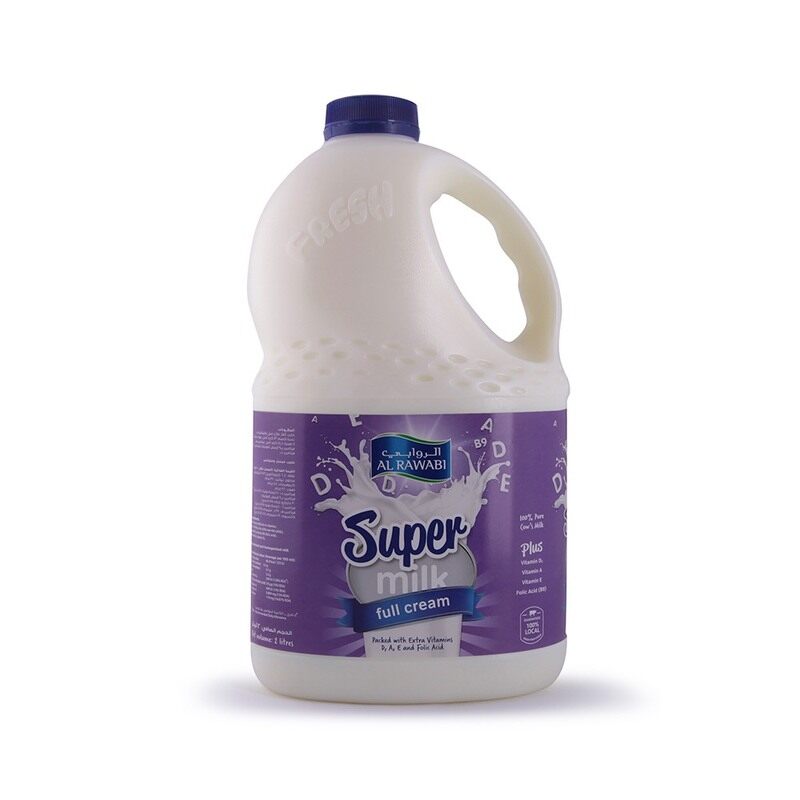 

Al Rawabi Super Milk Full Cream 2 Liters