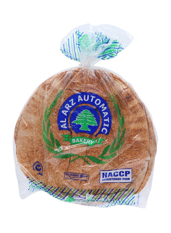 

Al Arz Bakery Arabic Bread Large Brown, 6 Sheet, 530g