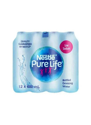 Nestle Pure Bottled Drinking Water - 12 x 600ml