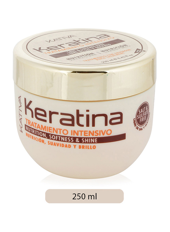 Kativa Keratina Intensive Repair Treatment for Damaged Hair, 250ml