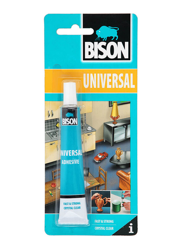 

Bison Universl Fast & Strong Adhesive, Crystal Clear, 25 ml