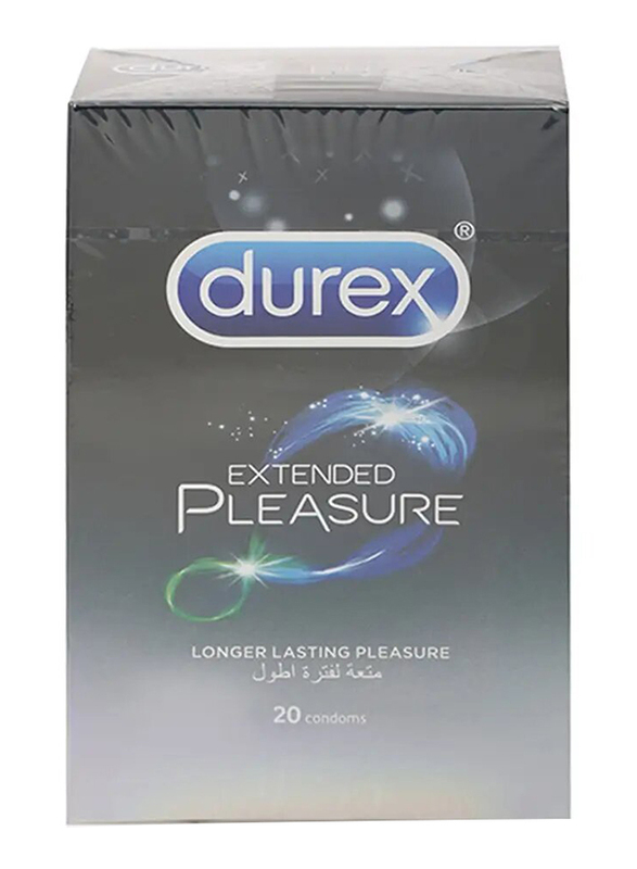 Durex Extended Pleasure Condom, 20 Pieces