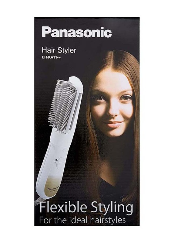 Panasonic Blow Brush Hair Styler, EH-KA11, White