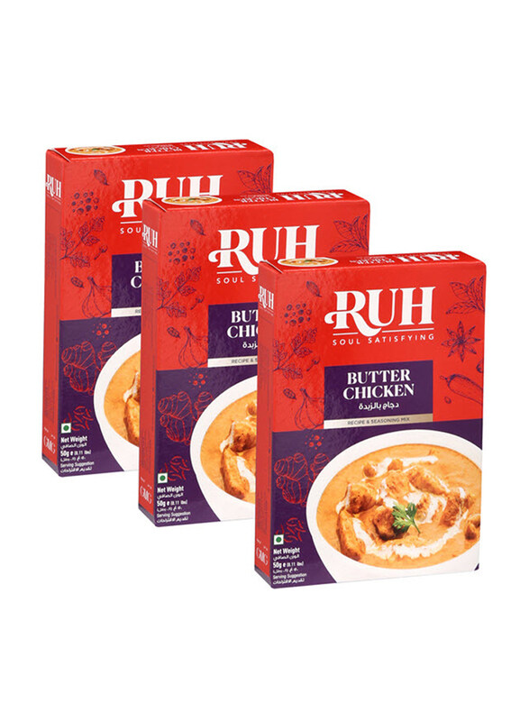 

Ruh Butter Chicken Masala, 3 x 50g