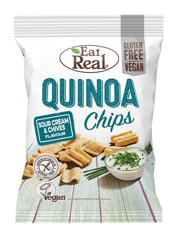 Eat Real Quinoa Sour Cream & Chives Chips, 80g