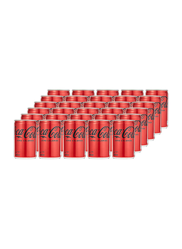 

Coca Cola Zero Soft Drink Cans, 30 x 150 ml