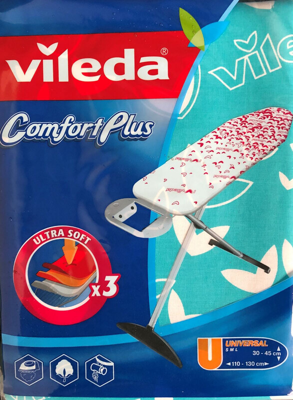 

Vileda Comfort Plus Ironing Board Cover, Blue