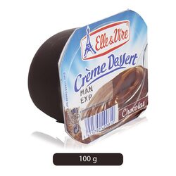 Elle & Vire Chocolate Flavor Cream Dessert, 100 g