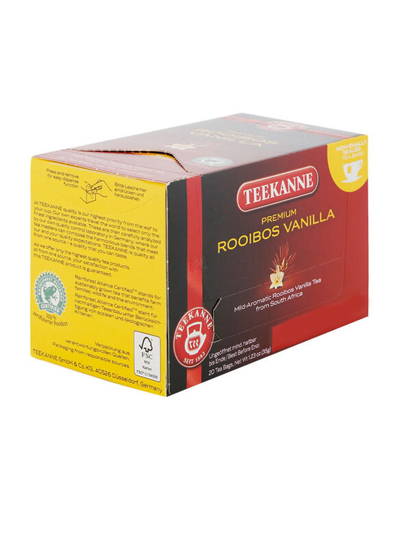 

Teekanne Premium Rooibos Vanilla Tea, 20 Tea Bags x 1.75g