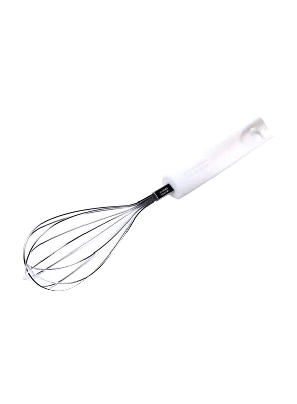 Fackelmann Arcadalina Egg Whisk, White/Silver