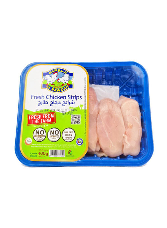 

Al Rawdah Fresh Chicken Strips, 400g