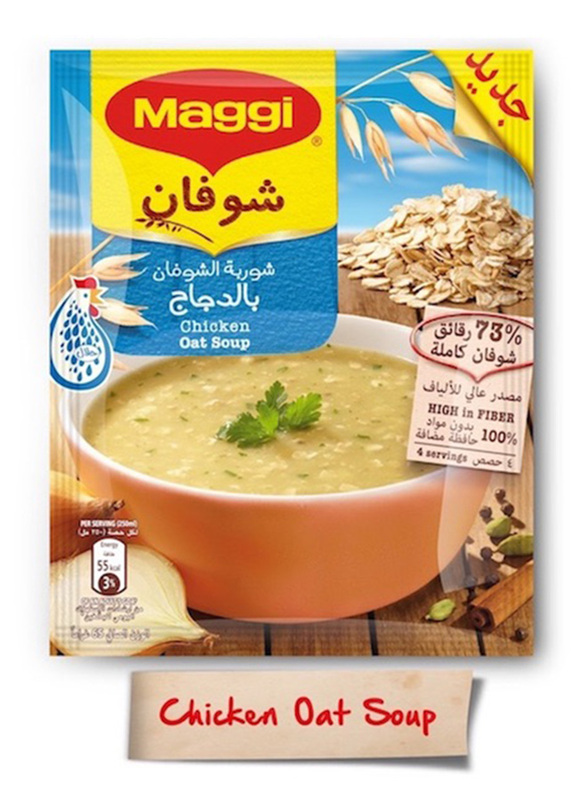 Maggi Oat with Chicken Oat Soup, 12 Sachets x 65g