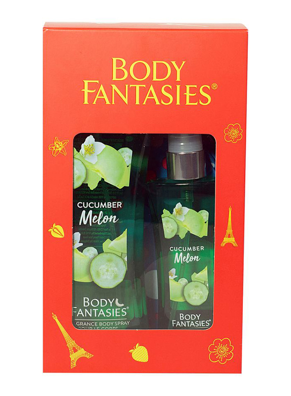 Body Fantasies Cucumber Melon Body Spray, 8 Oz