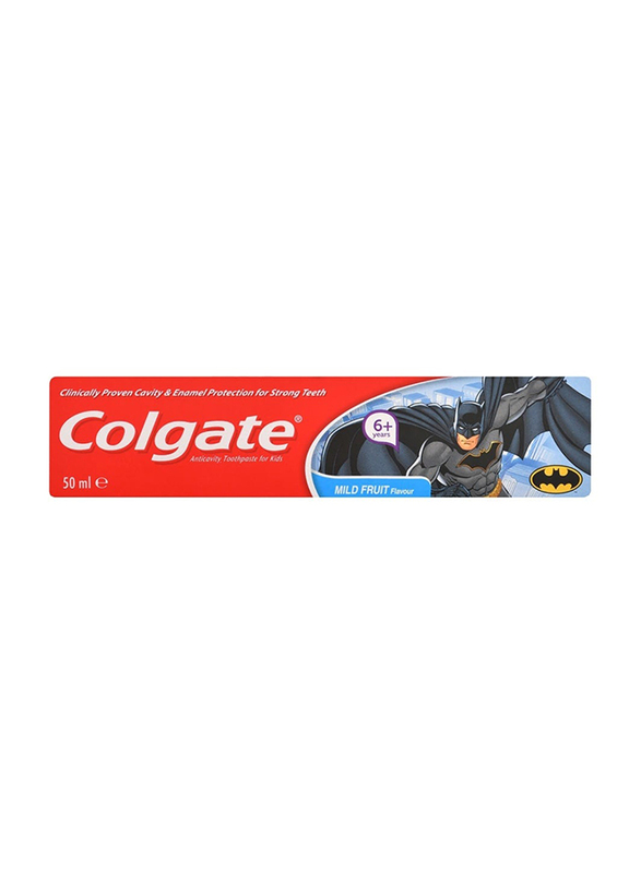Colgate Kids Toothpaste Boys Fluoride Toothpaste 6+ Batman - 50ml