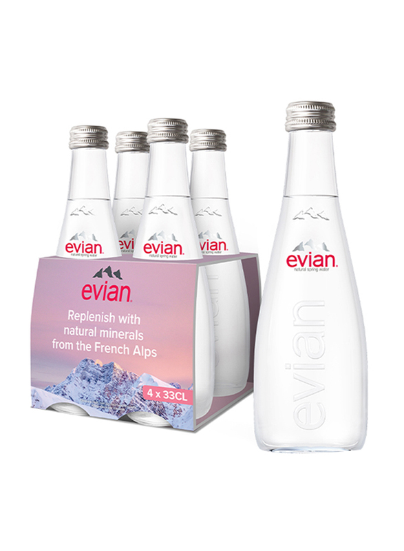 Evian Water Glass, 330ml