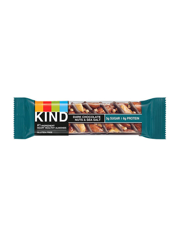 Be-Kind Plus Gf Dark Chocolate Nuts & Sea Salt - 40g