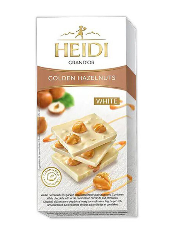 

Heidi Grand'Or Golden Hazelnuts White Chocolate, 100g