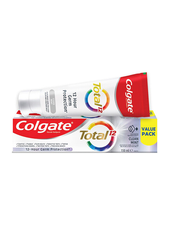 

Colgate Total 12 Clean Mint Toothpaste - 150ml