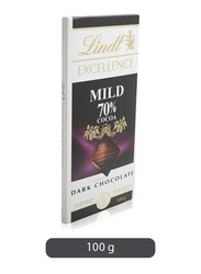 Lindt Excellence Mild 70 % Cocoa Dark Chocolate - 100g