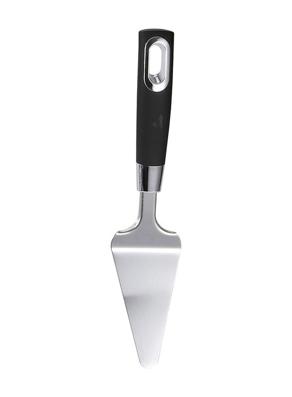 

Bergner 26.8cm Ergo Stainless Steel Cake Server, Black/Silver