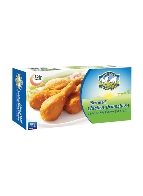 

Al Rawdah Breaded Chicken Drumsticks, 400g