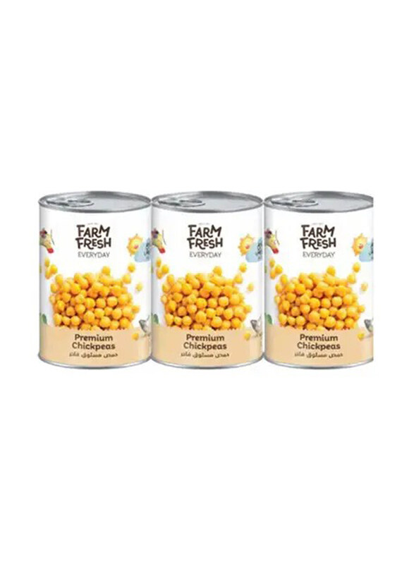 Farm Fresh Chickpeas, 3 x 400g