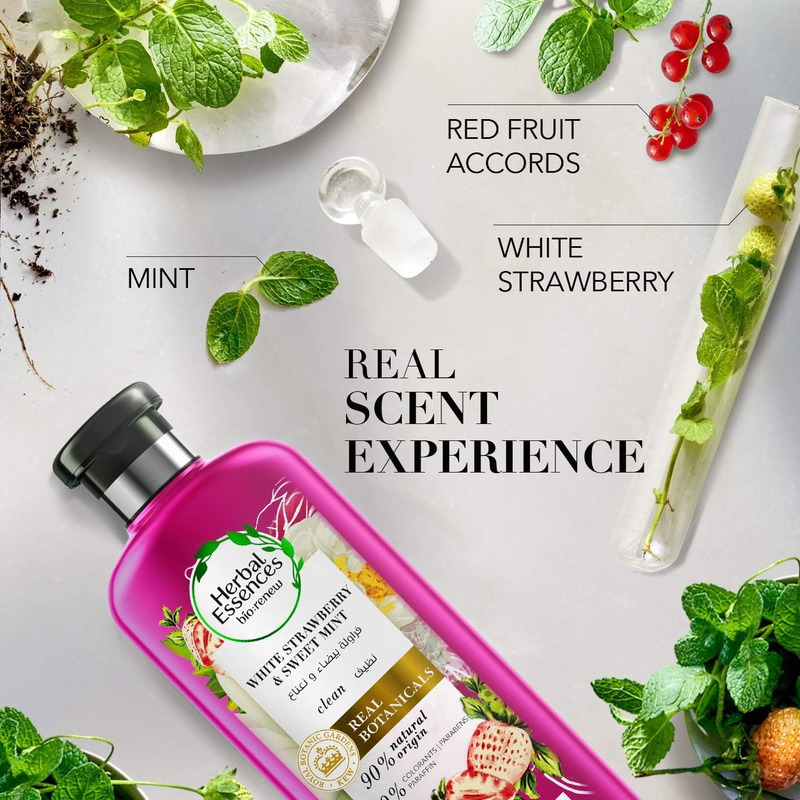 Herbal Essences Bio:Renew White Strawberry & Mint Conditioner, 400ml