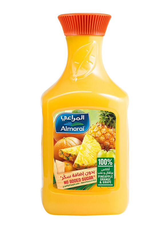 

Al Marai Almarai Juice Pineapple Orange & Grape, 1.5 Liters, No Added Sugar