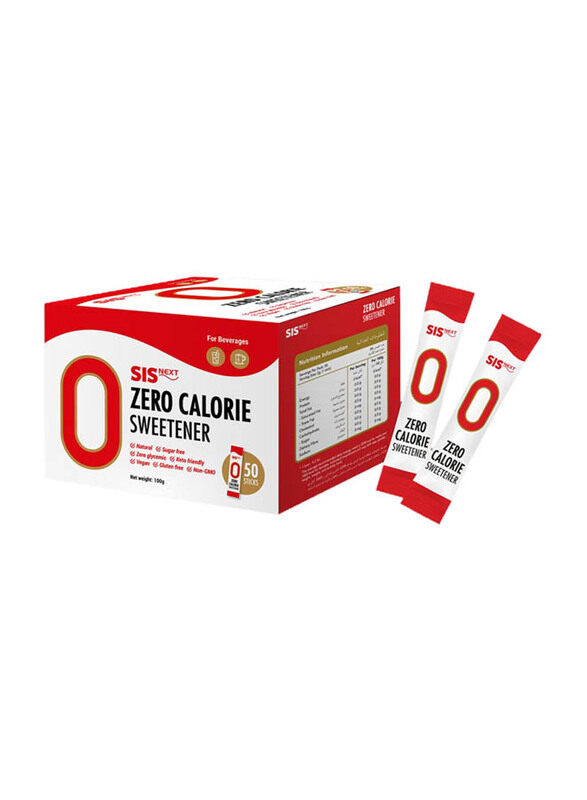 

SisNext Zero Calorie Sweetener Sticks, 50 Sticks