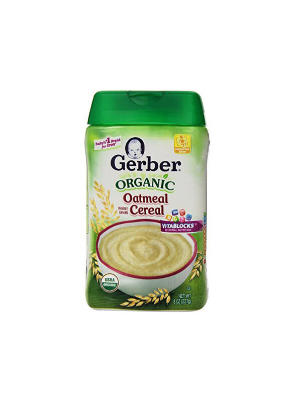 

Gerber Organic Oatmeal Baby Cereals, 227g
