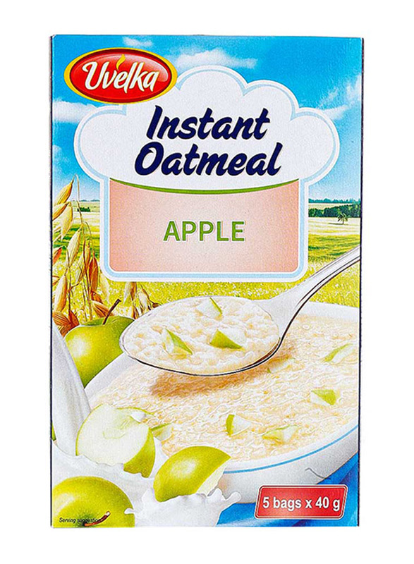 

Uvelka Oatmeal With Apple, 5 x 40g