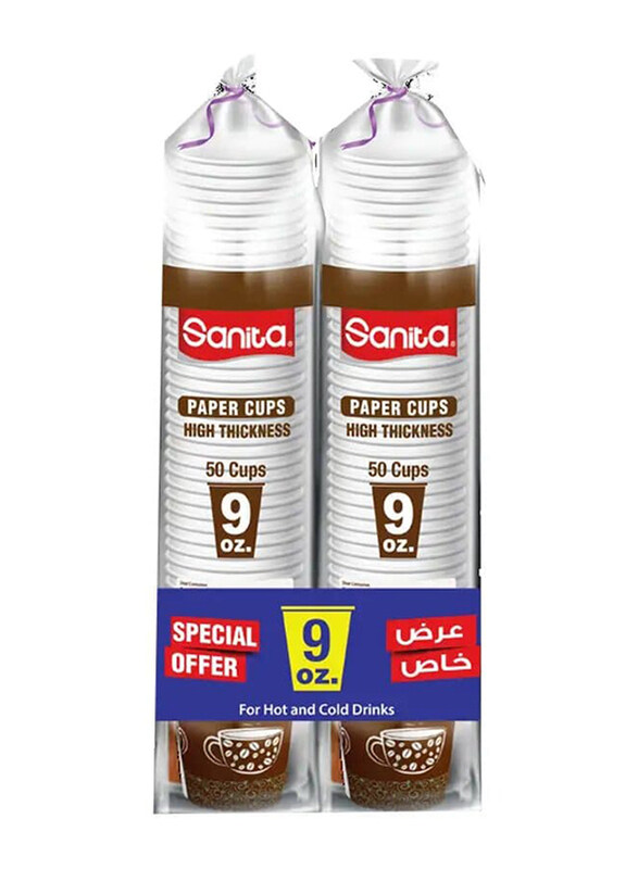 

Napco Sanita Paper Cup - 2 x 50 Cup