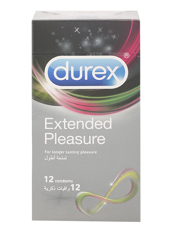 Durex Extend Pleasure Condoms - 12 Pieces