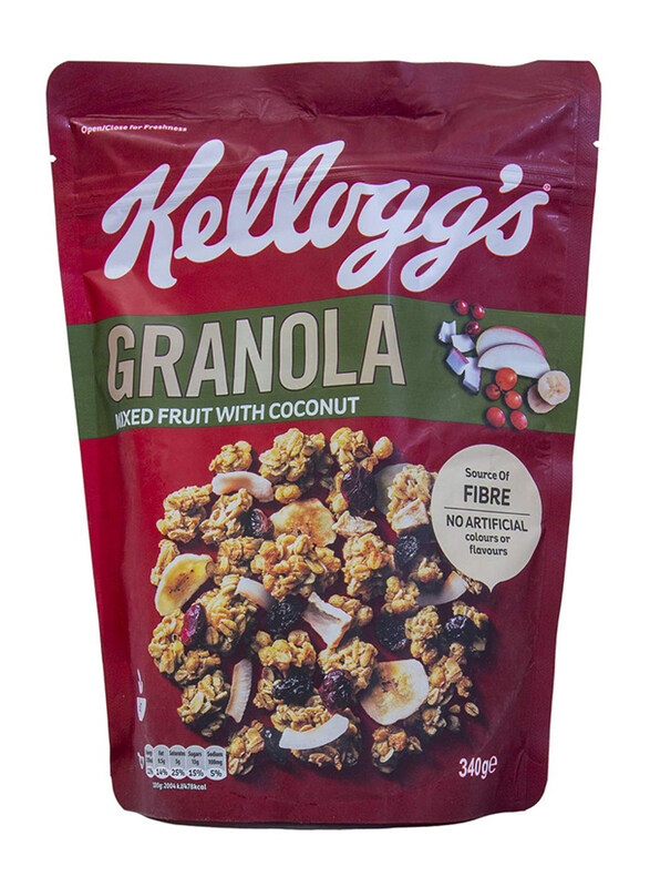 

Kellogg's Granola Mixed Fruit with Coconut Cereal, 340g