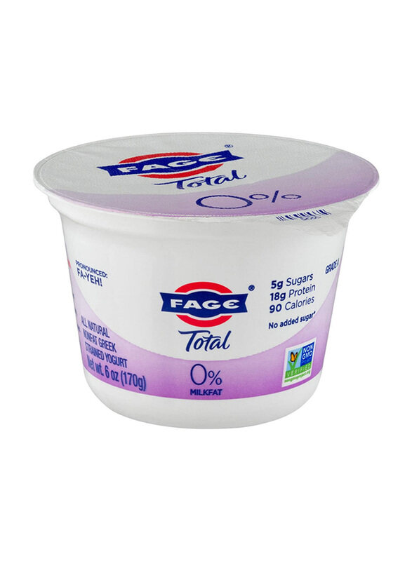 

Fage Total 0% Fat Plain Greek Yogurt, 170 g