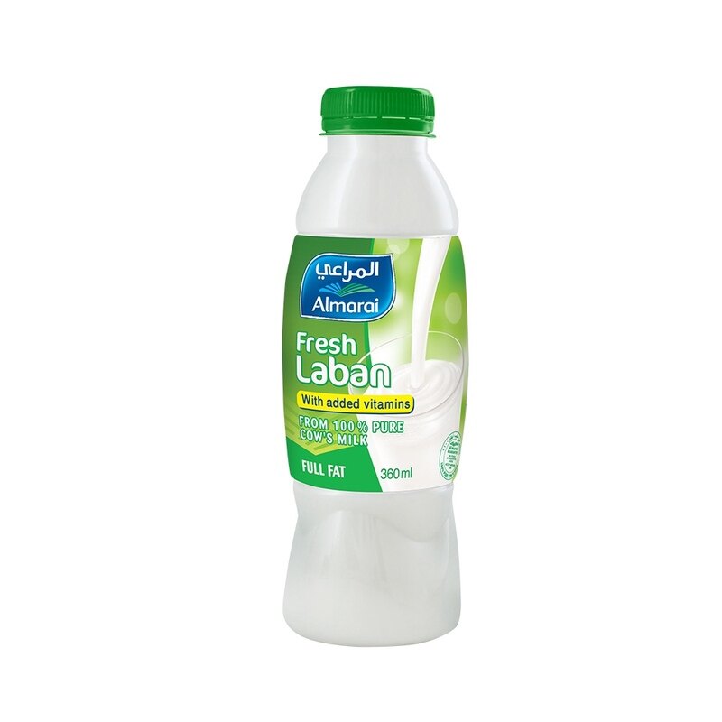 

Al Marai Almarai Laban Full Fat 360 ml added Vitamins Hdpe