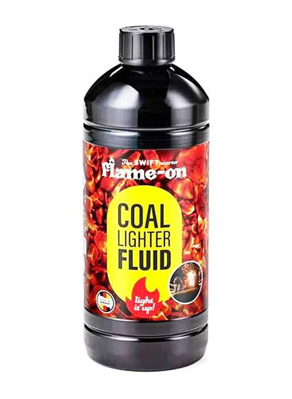 

Flame-On 1 Ltr Premium Charcoal & Fire Lighter Fluid, Black