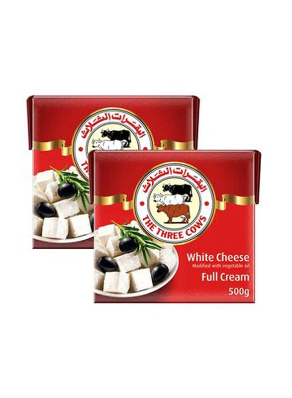 

The Three Cows White Cheese Full Fat, 2 x 500g