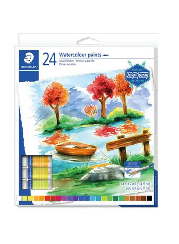 

Staedtler StaEDT Perfumeler Watercolour Paint Tubes, 24 Pcs (ST-8880-C24)