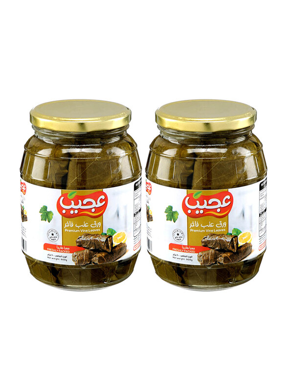 

Ajeeb Premium Vine Leaves - 2 x 900 g