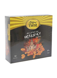 Best Hot & Spicy Peanut, 30 Pouches x 13g