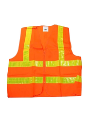 Autocare Reflective Safety Vest, Ac-102, Orange, XX-Large