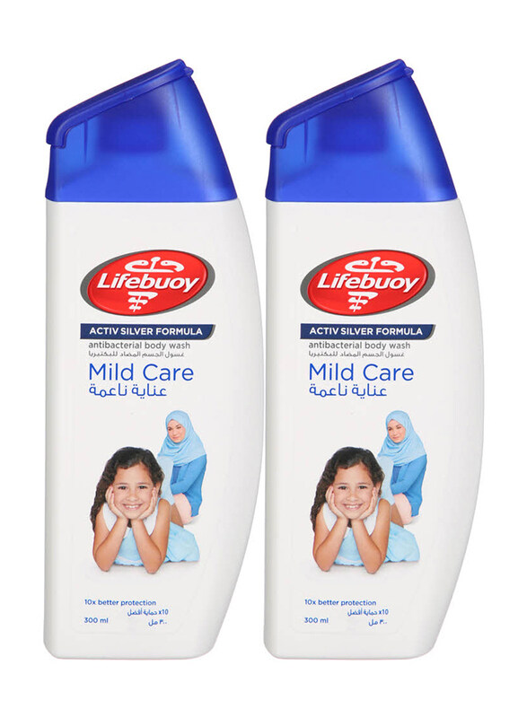 

Lifebuoy Mild Care Anti Silver Formula Body Wash - 2 x 300 ml