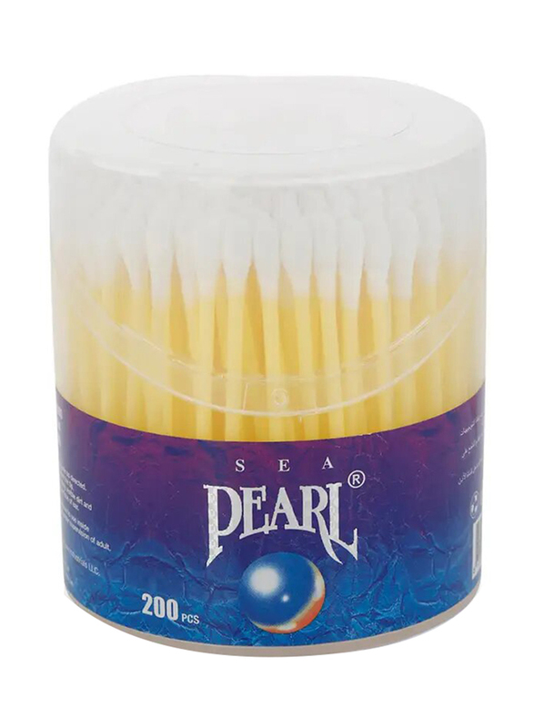 Sea Pearl Cotton Buds, 200 Pieces