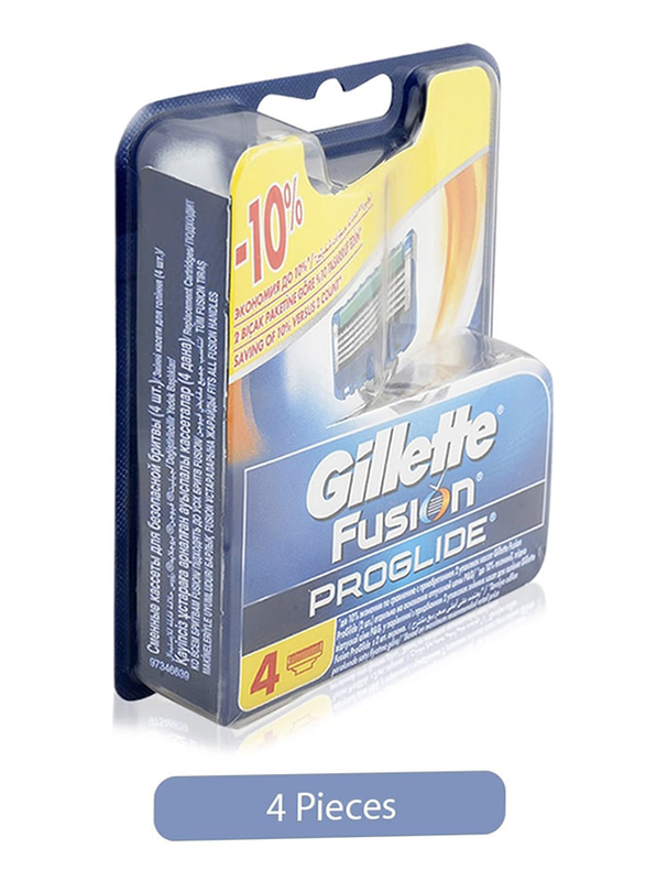 Gillette Fusion Proglide Razor Blades, 4 Pieces