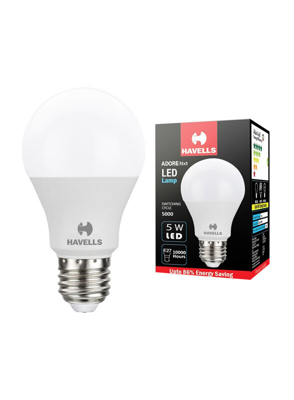 

Havells 7W LED Bulb E27, Daylight