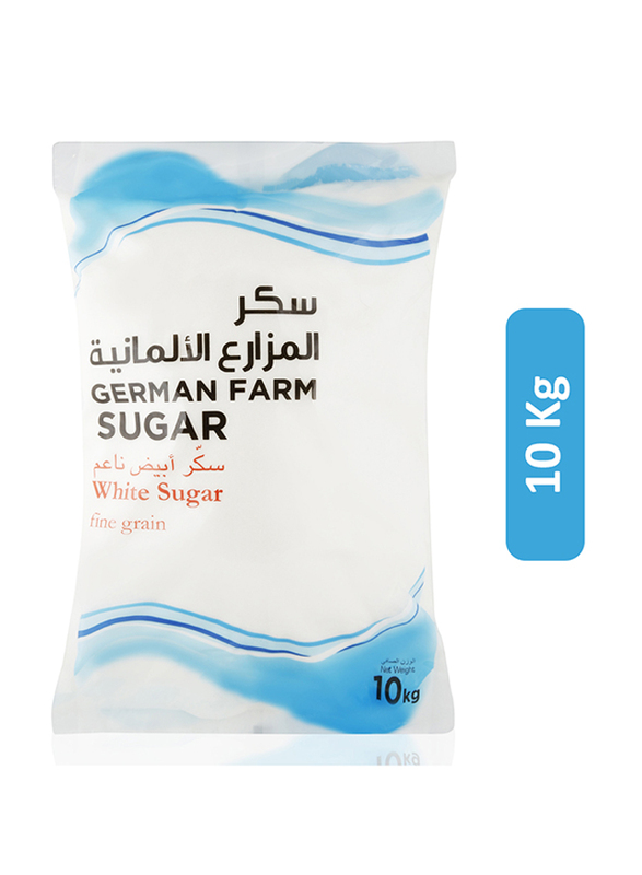 

German Farm Fine Grain White Sugar, 10 Kg