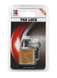 Kadris Pad Lock, BL412-1, 25mm, Multicolour